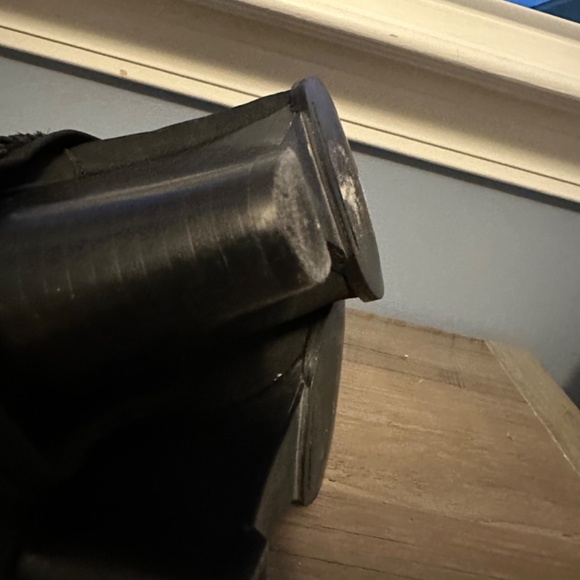 B. MAKOWSKY WOMENS BLACK LEATHER MADDISON WEDGE BOOTS SIZE 8 - Picture 11 of 12